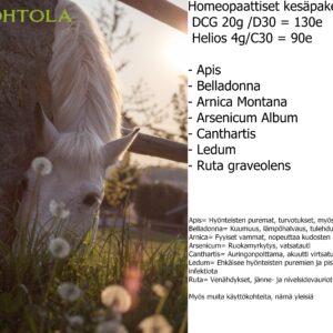 Homeopaattinen kesäpakkaus